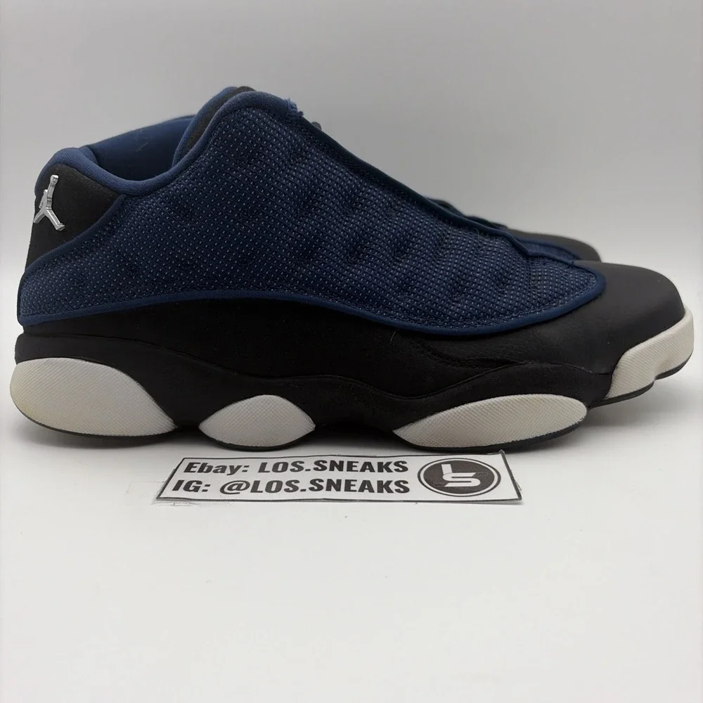 Jordan 13 Retro Low Brave Blue Mens 12 Navy Black 2017 310810-407